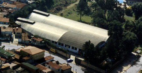 Vista a&eacute;rea da sede da Comparco.